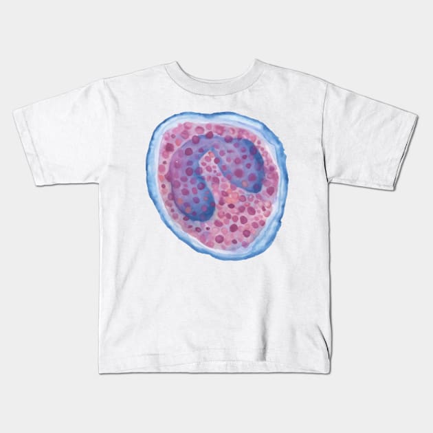 Eosinophil WBC white blood cell Kids T-Shirt by labstud